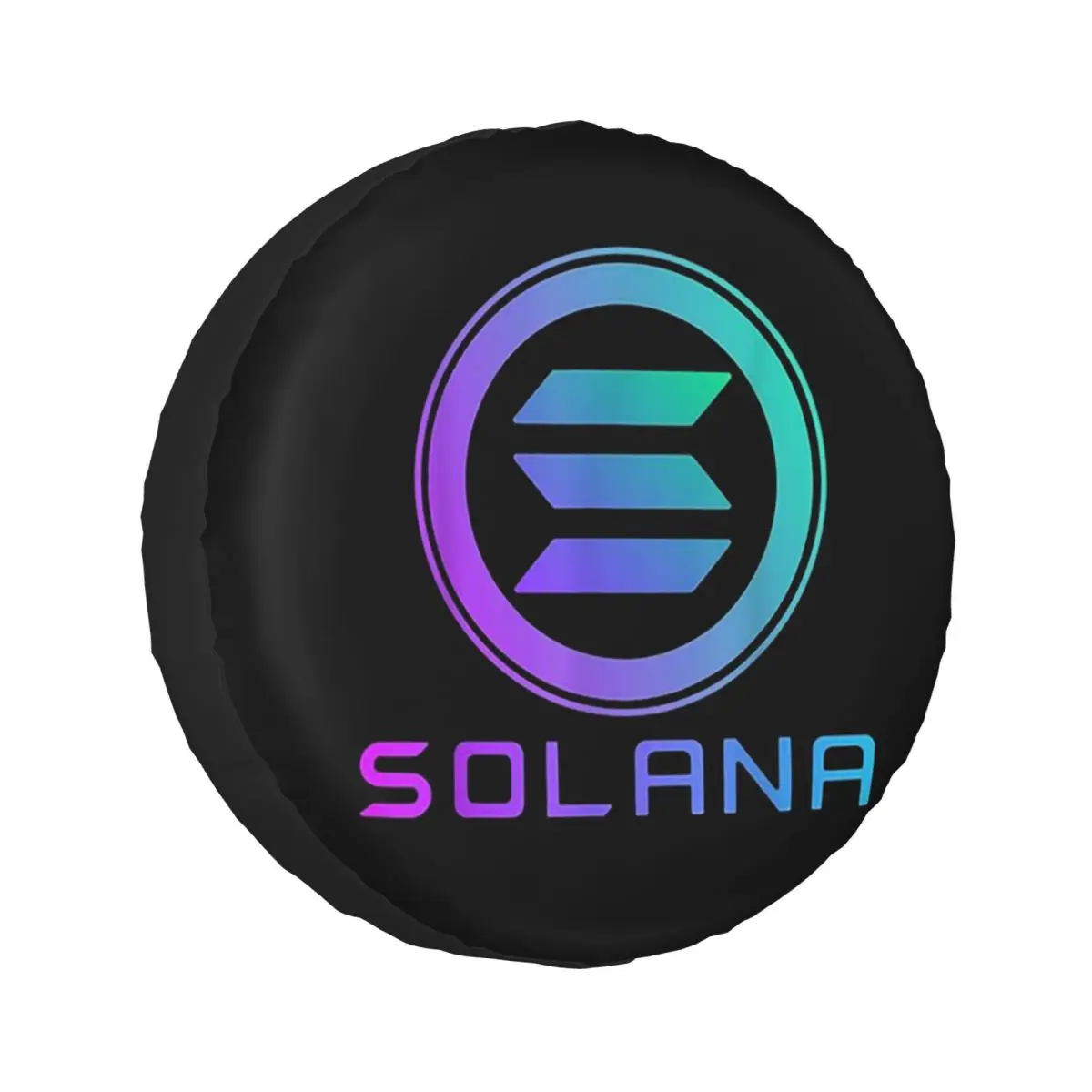 

Изготовленная на заказ криптовалюта Solana - чехол для запасного колеса Solana SOL для автомобиля 4x4, защитные чехлы для колес 14 дюймов, 15 дюймов, 16 дюймов, 17 дюймов