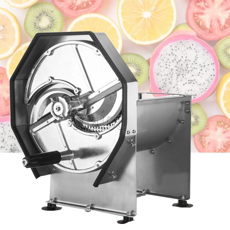 

large slicing machine Stainless steel slicer Household commercial Manual Thickness adjustable fruit vegetable grinder slicer