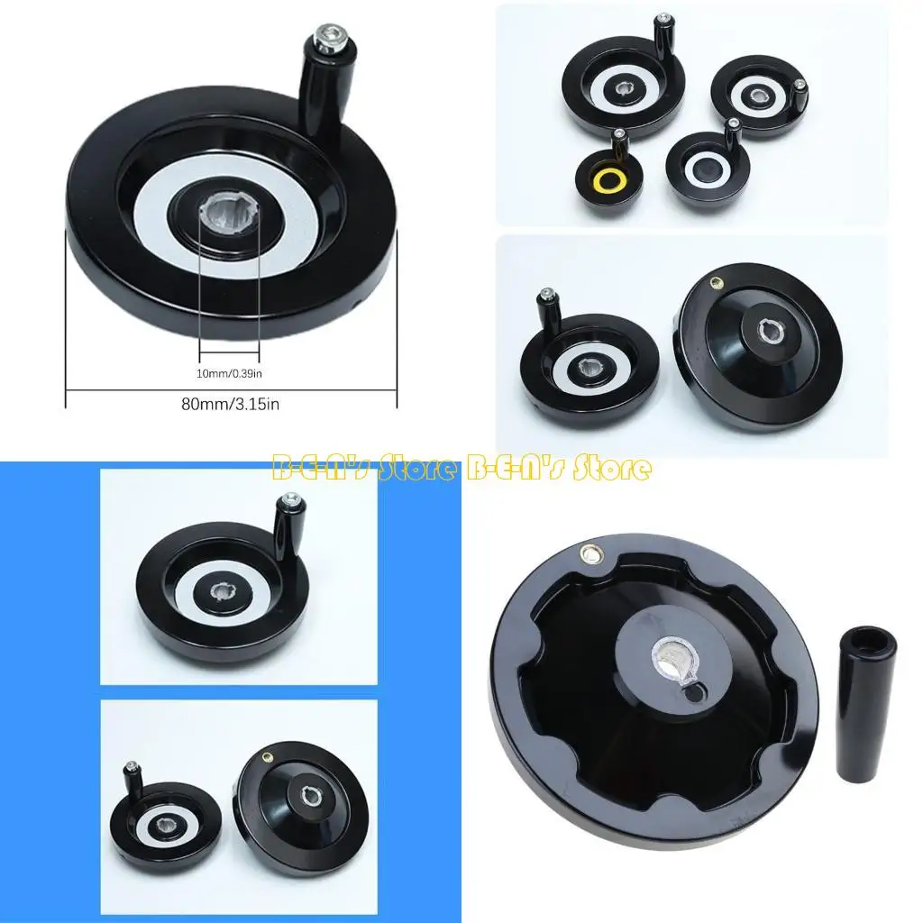 Y1AD مخرطة مضادة للانزلاق عجلة عقارب باكليت مقبض دوار 80/100/160 مللي متر #1