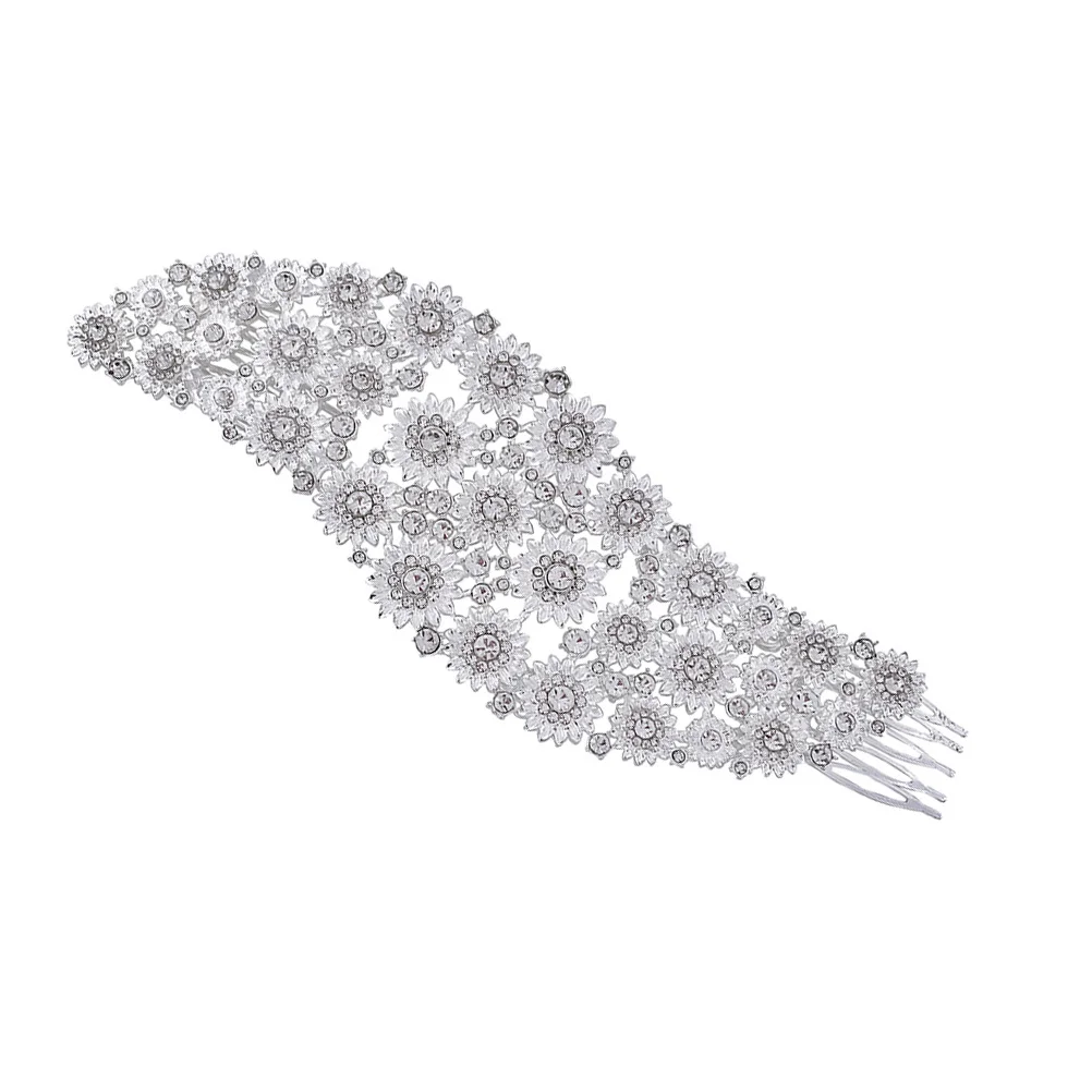 Cabelo de casamento decorativo para noiva pente pentes noivas strass strass de noiva