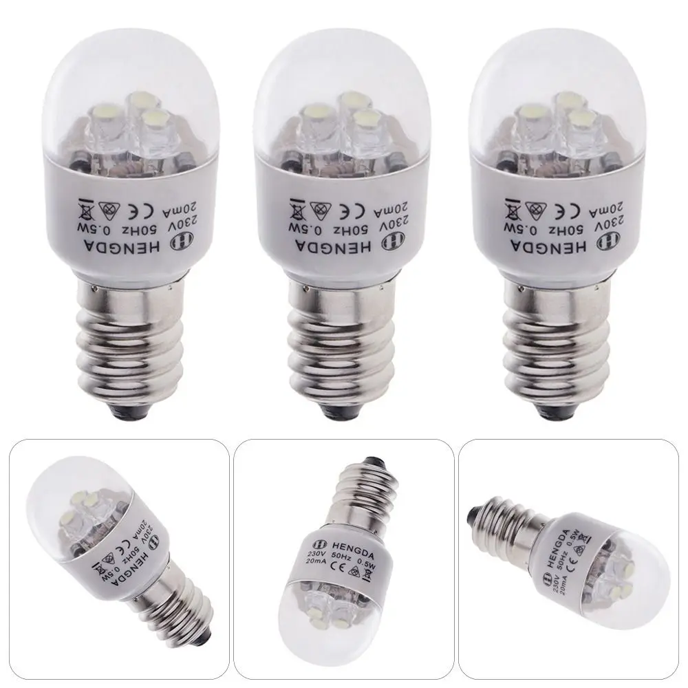 2pcs High Quality 0.5W Electric Sewing Machine Bulb Universal Mini LED Light Bulb Light Weight Sewing Machine Light