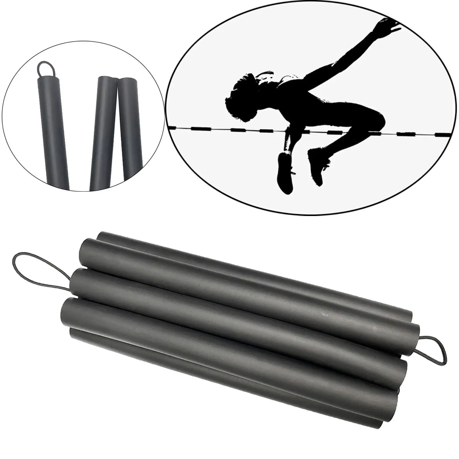 High Jump Training Equipment Jump Outdoor Pole Elastic Soft Skipping Adjustable