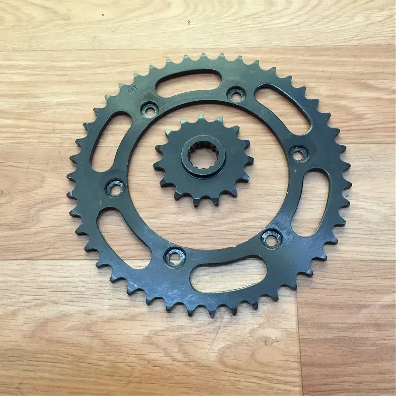 STARPAD For Kawasaki KDX250 KDX200 size for anterior and posterior disc size gear sprocket / set