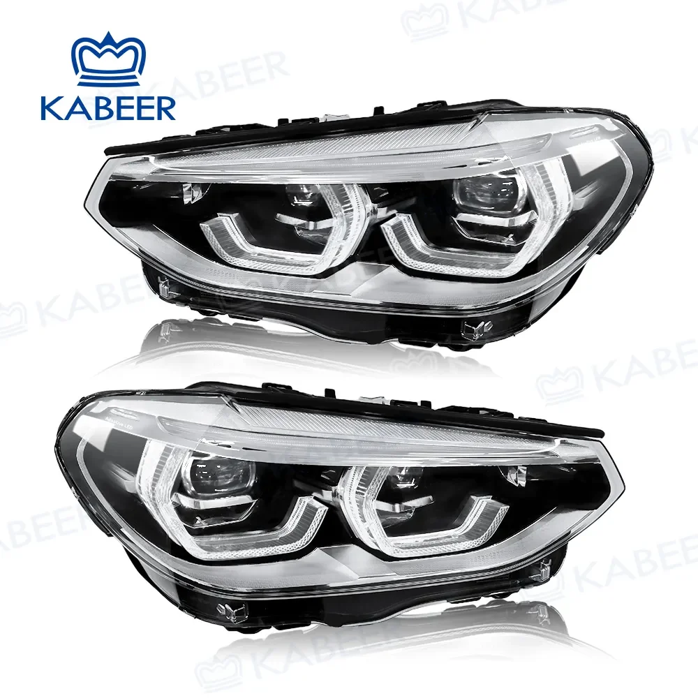 

Автомобильный OEM светильник США для BMW X3 G08 2017 2018, оригинальная американская версия, налобные лампы, линзы проектора, аксессуары для инструментов