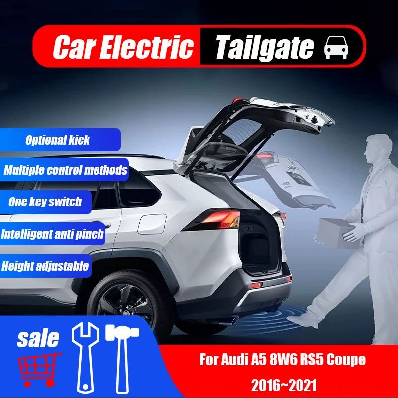 

Car Power Trunk Lift Electric Hatch Tailgate Strut Auto Rear Door Actuator For Audi A5 8W6 RS5 Coupe 2016~2021 Silently
