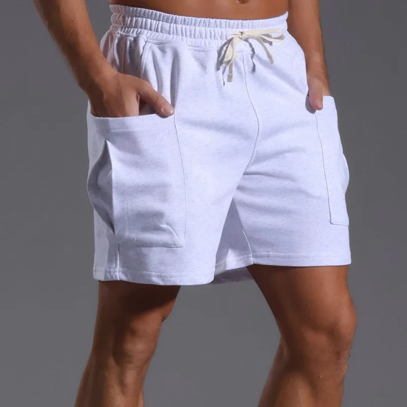 

Shorts For Men Pockets Men'S Sports Above The Knee Pocket Basketball Cotton Running Bermuda Masculina Shorts