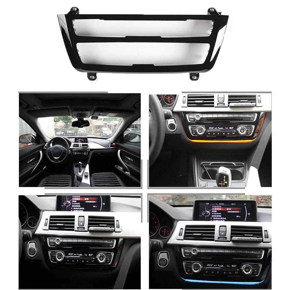 

For BMW 3 & 4 series F30For BMW 3 & 4 ser LCI Car LED Dashboard Instrument Cluster Radio Frame Console Cover Ambient Accessories