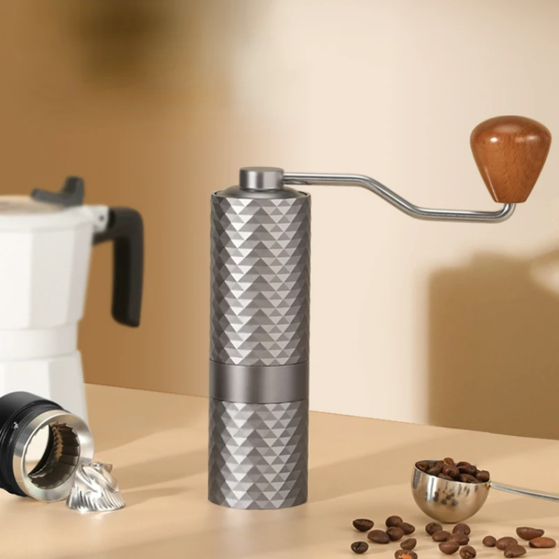 

402 Stainless Steel Hand Coffe Grinder Metal Body Coffee Bean Grinder Small Household Hand Coffee Machine Manual Grinder Moledor