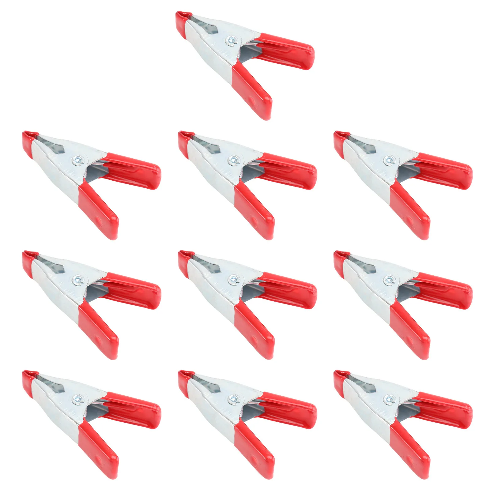 10Pcs Heavy Duty Spring Tent Clamps Carbon Steel with Rubber Coated Grip for Camping Outdoor Tarp Canopy Grill Cover Shelter