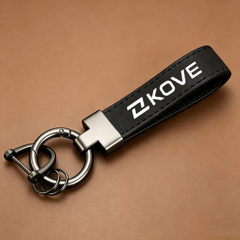For KOVE 800 525 500 400 X 525X 500X 400X 800X Pro/Rally Deluxe Fashion Suede KeyChain Horseshoe Buckle Motorcycle Key Ring