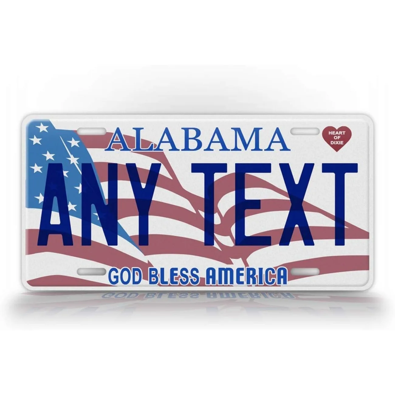 

Декоративная табличка с надписью "Alabama In God We Trust" на заказ, для домашнего декора, пыле- и водонепроницаемая (только декоративная элементация)