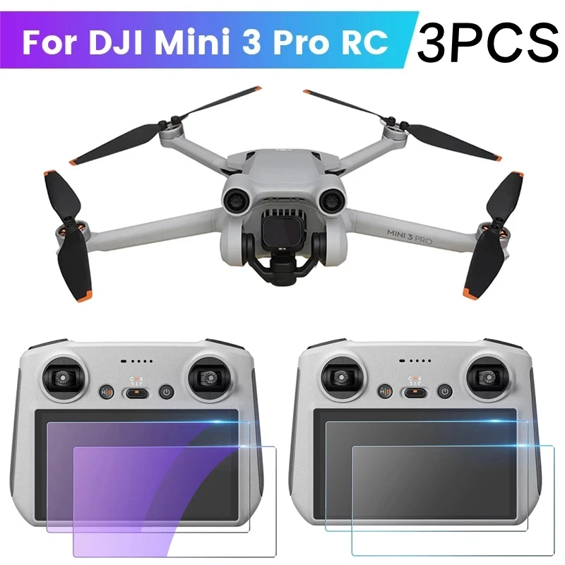 

HD защитная пленка из закаленного стекла для DJI MINI 3 PRO RC с экраном дистанционного управления Взрывозащищенная пленка аксессуары