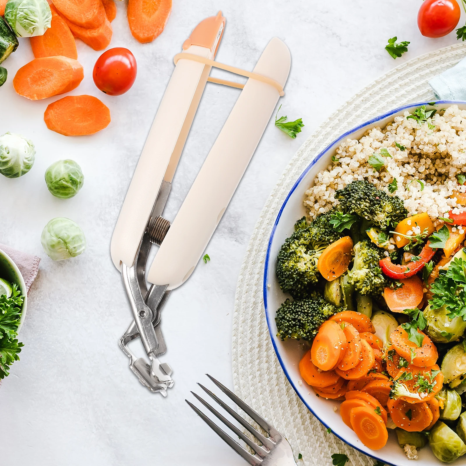

Insulated Bowl Clip Hot Plate Gripper Kitchen Lifter Stainless Steel Anti Scalding Dishes Pan Clamp Holder Tool
