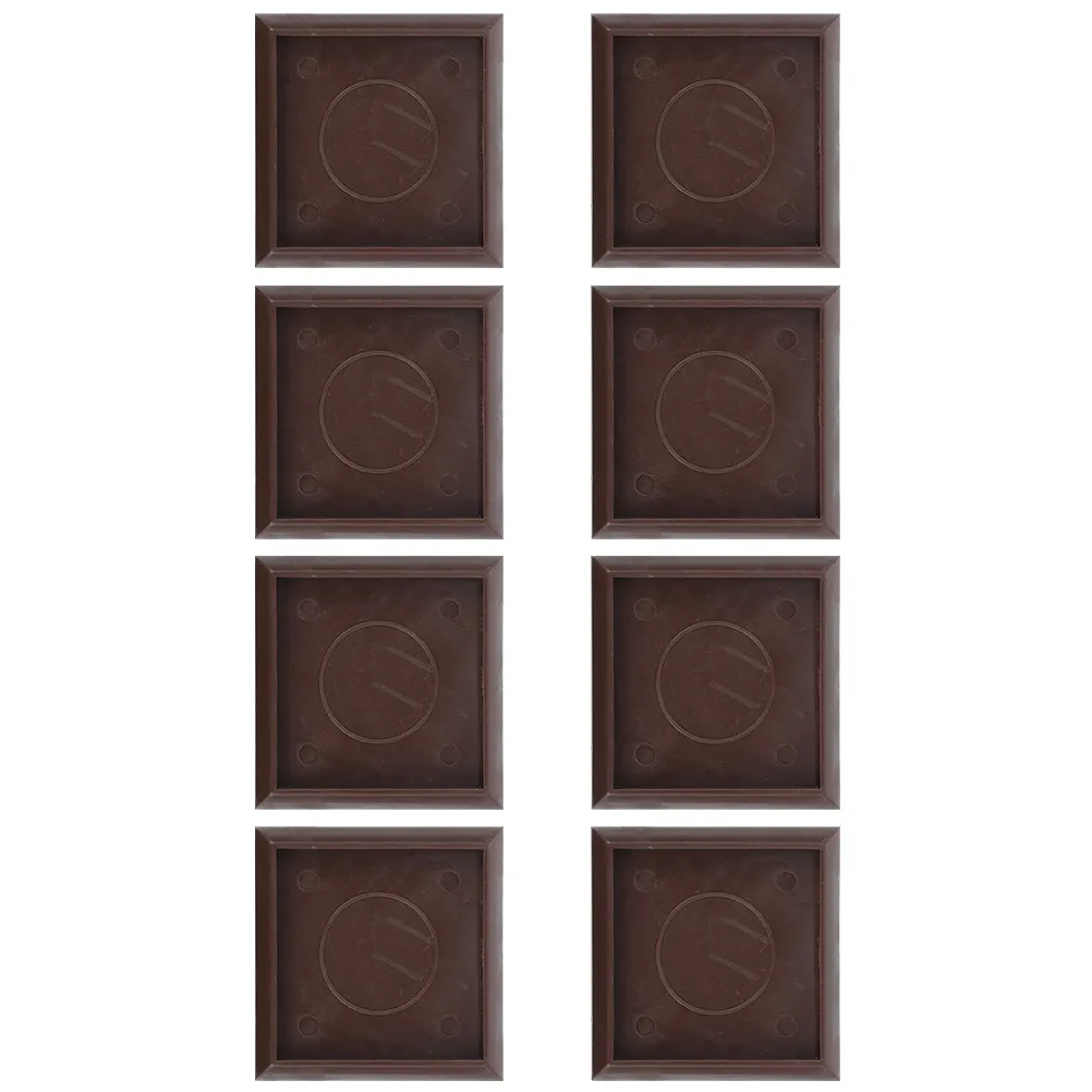 Furniture Caster Cups 8 Pack Heavy Duty Plastic Wheel Stoppers for Sofa Bed Wardrobe Piano Floor Protection