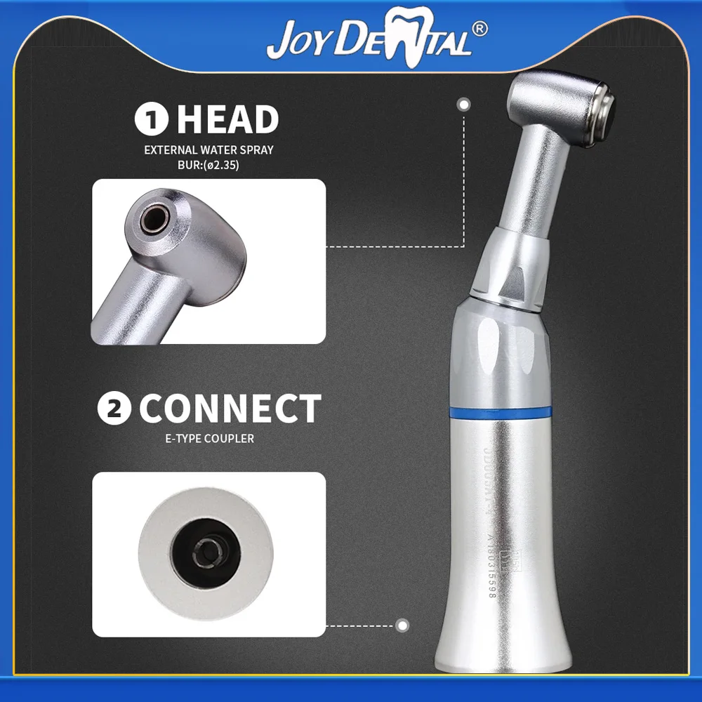 JOY DENTAL Low Speed Handpiece Push Button/Latch Type 2/4 Holes Air Motor Autoclavable 135°C