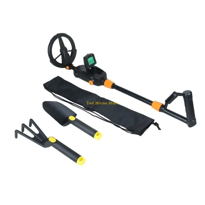 

Kids Exploration Set Metal Detectors Shovel Rakes Bags Treasure Tool set