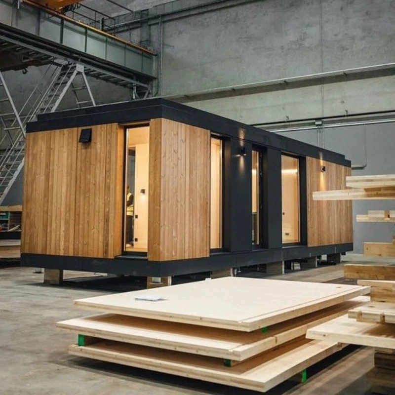 Expandable Container House Garden Working House Barbecue Bar 20ft Flat Packaging Container Mobile House Family Use Holiday Home