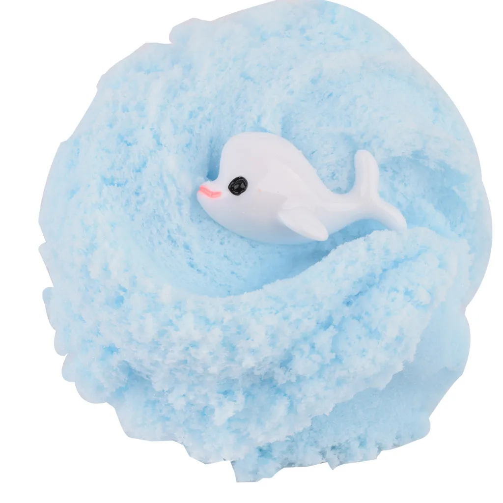 الأطفال مختلط سحابة كريستال الطين مختلف الألوان الطين البلاستيسين اللعب لون نقي رسم الطين اليدوية اللعب التفاعلية