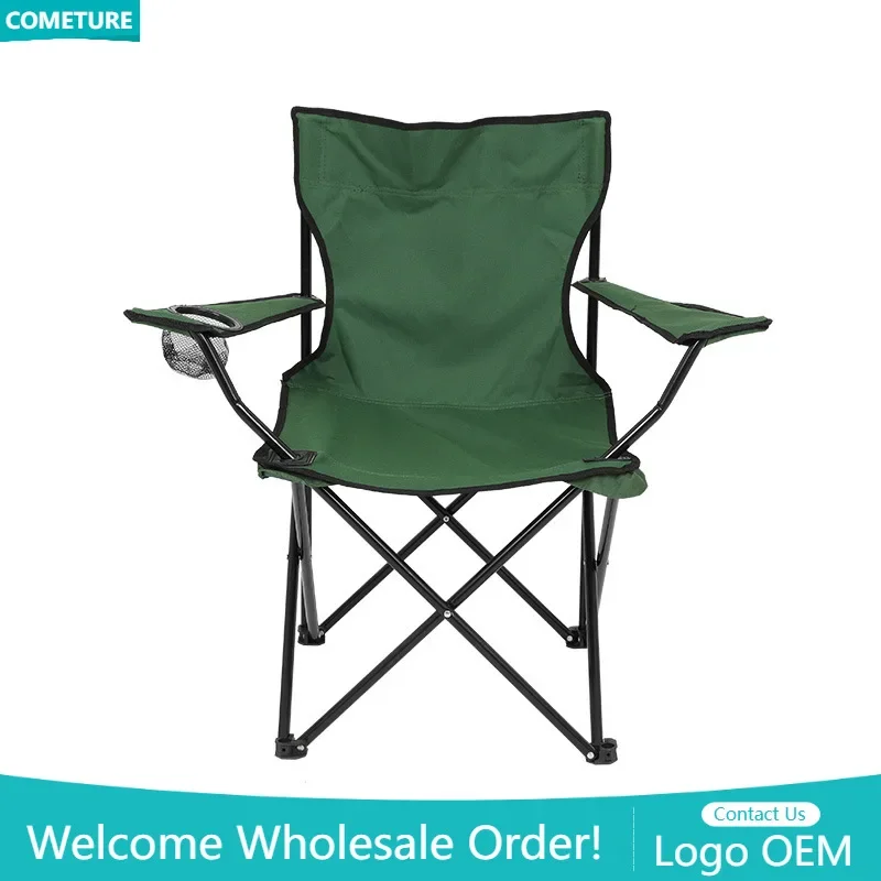 

Portable Fishing Chair Outdoor Portable Camping Chair Oxford Cloth Fishing Beach Hiking Extralight Chair