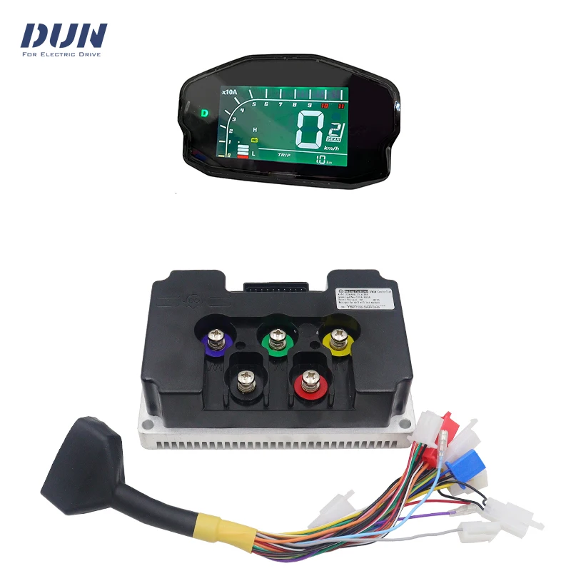 

Fardriver ND72680 V2 48 В-72 В постоянного тока 350 А BLDC Материнская плата контроллера Холла с дисплеем DKD для двигателя 3–6 кВт