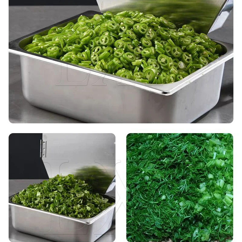 Commercial Vegetable Cutting Machine Electric Slicer Cabbage Chilli Leek Scallion Celery Dicing Machine Vegetables Cutter Machin