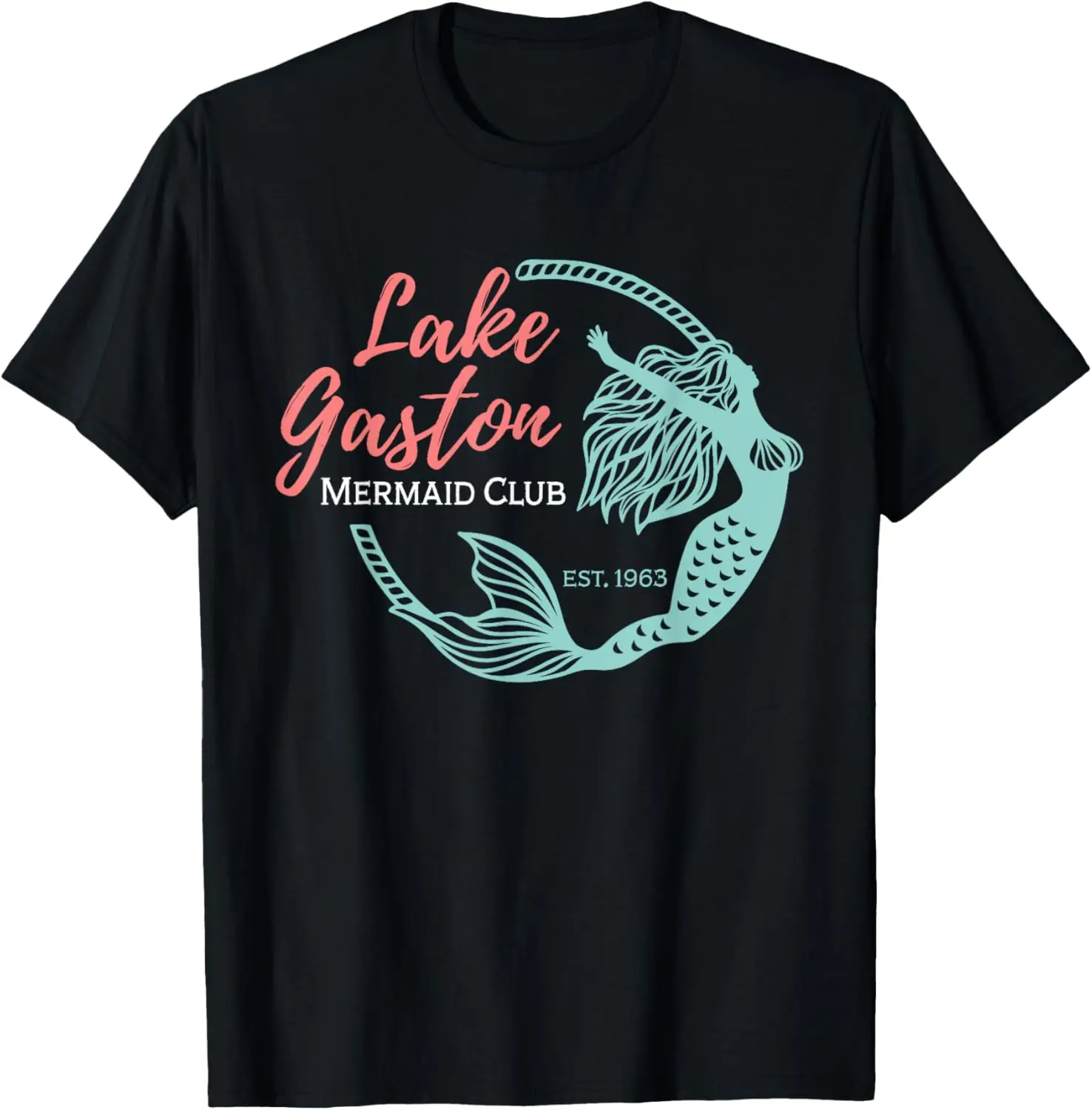 

Lake Gaston Mermaid Club | Siren Nautical Gift T-Shirt