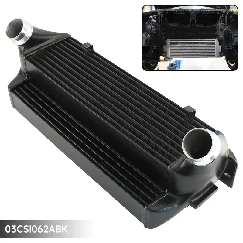 العلامة التجارية الجديدة المبرد EVO 2 لسيارات BMW 1/2/3/4 Series F20 F22 F32 F34 F36 125i 228i 316d 330d أسود/فضي