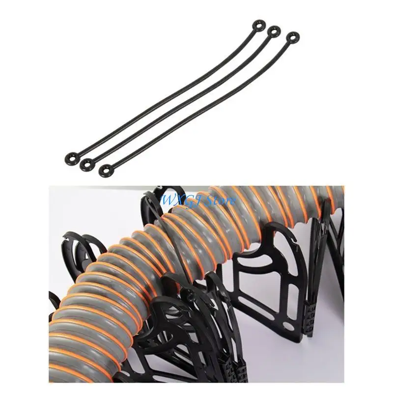 Soporte para tubo drenaje resistente a intemperie 37JE, soporte para manguera alcantarillado para remolque viaje RV