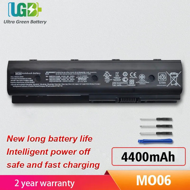 

UGB New MO06 MO09 Battery For HP Envy DV4 DV6 DV7 LB3P M6-1045DX M6-1035DX Pavilion DV4-5000 DV7-7000 HSTNN-UB3N Akku