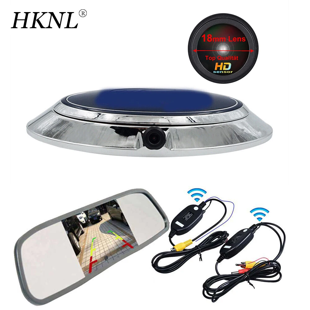 

HKNL For FORD HD lens Car Reverse Camera Mirror 2.4GHZ Wireless RANGER T6 T7 T8 XLT 2012-2019 Pickup truck Brake Light Dachkante