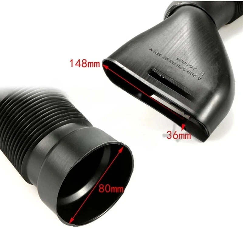 for 2003-2006 W209 C209 Mercedes-Benz CLK55 AMG CLK500 CLK 320 CLK320 C55 AMG Air Intake Duct Hose 2095280307 2095280207