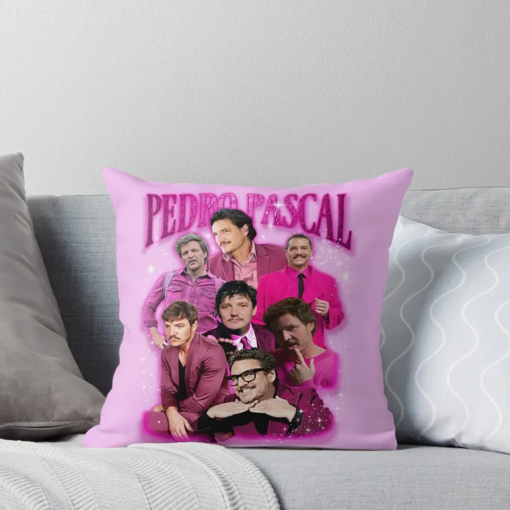 

Pedro Pascal in Pink Throw Pillow luxury covers Luxury Room Decorative Cushions covers for pillows pillow