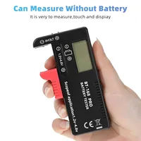 Universal Battery Tester BT-168 AA/AAA/C/D/9V/1.5V Batteries Button Cell Colour Coded Meter Indicate Volt Checker BT168 Power