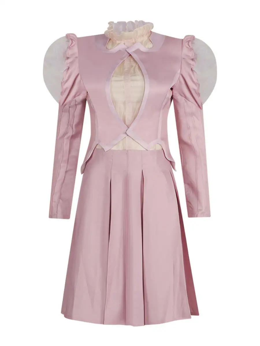 ชุดคอสเพลย์แม่มดเวทมนตร์ กลินดา จากภาพยนตร์ สำหรับการแสดงฮาโลวีน ชุดแม่มดผู้หญิง ชุดการแสดงบนเวทีแบบจีนดั้งเดิม