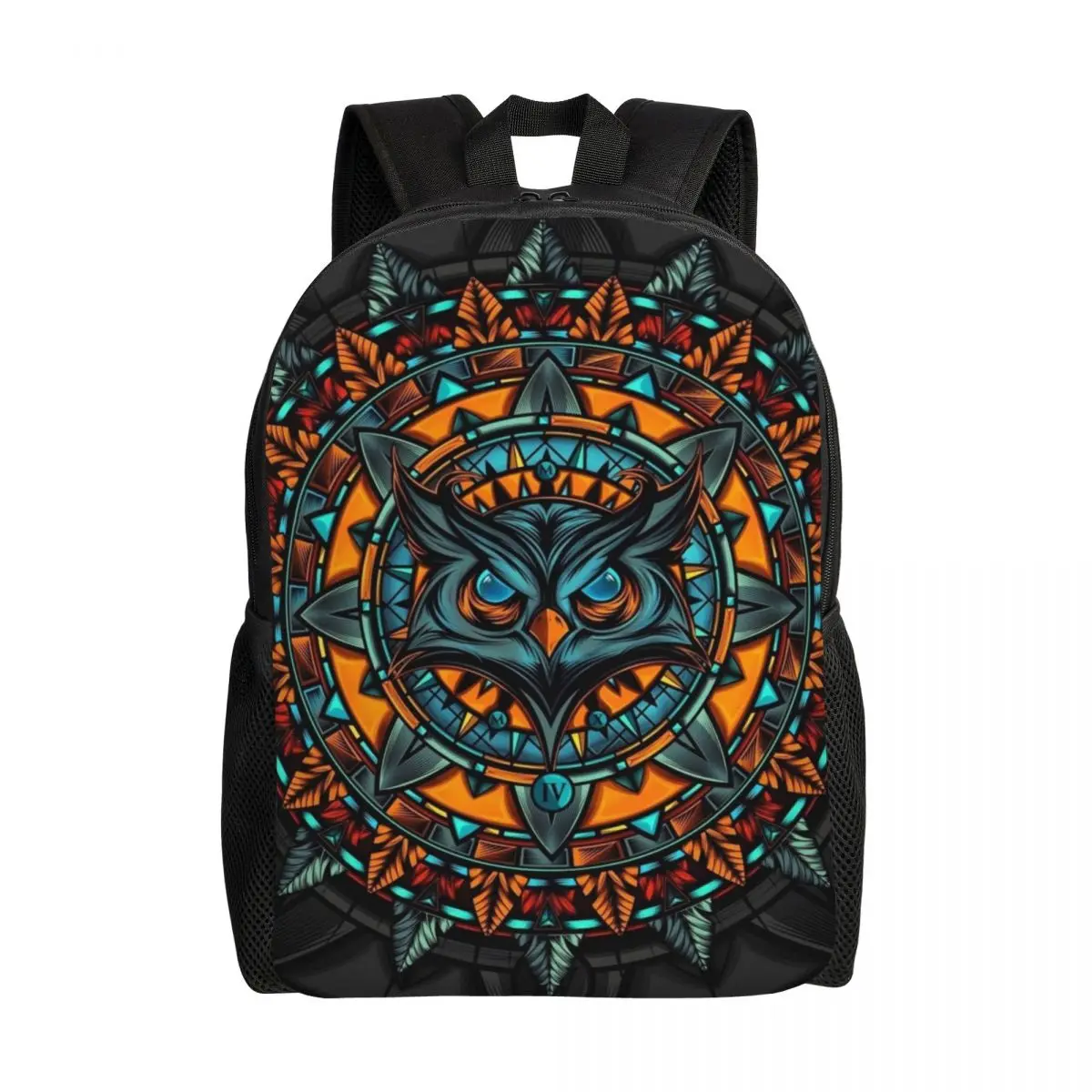 Cartoon Owl Laptop Backpack Women Men Basic Bookbag for College School Students Lovely Bags