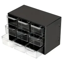 Organisateur de tiroir de bureau multi-grille anti-poussière-boîte de rangement Portable pour bijoux, cosmétiques, boîte d'organisation de tiroir de bureau 1