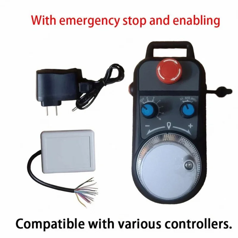 CNC-Graviermaschine Verarbeitungszentrum, kabelloser elektronischer Handradpulser, 6-Achsen-Wireless-Handrad, Fabrikgroßhandel