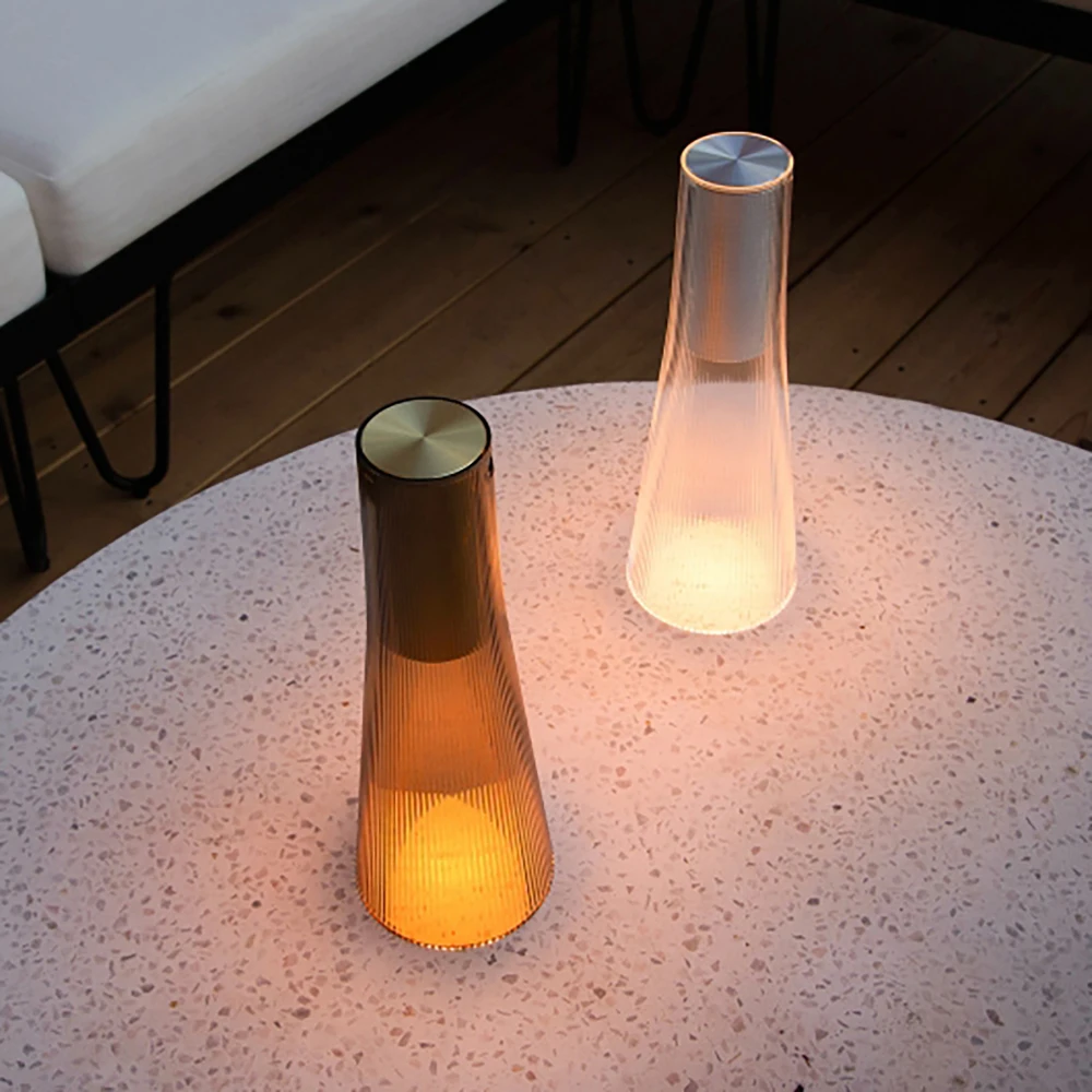 

Bar night light touch switch stepless dimming restaurant acrylic night light outdoor IP20usb rechargeable table lamp
