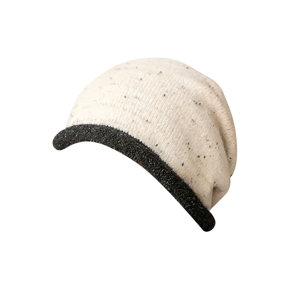 

Trendy Korean Style Knitted Hat Thickened Comfortable Fit Plus Size Hat Versatile Flattering Cap Autumn Winter