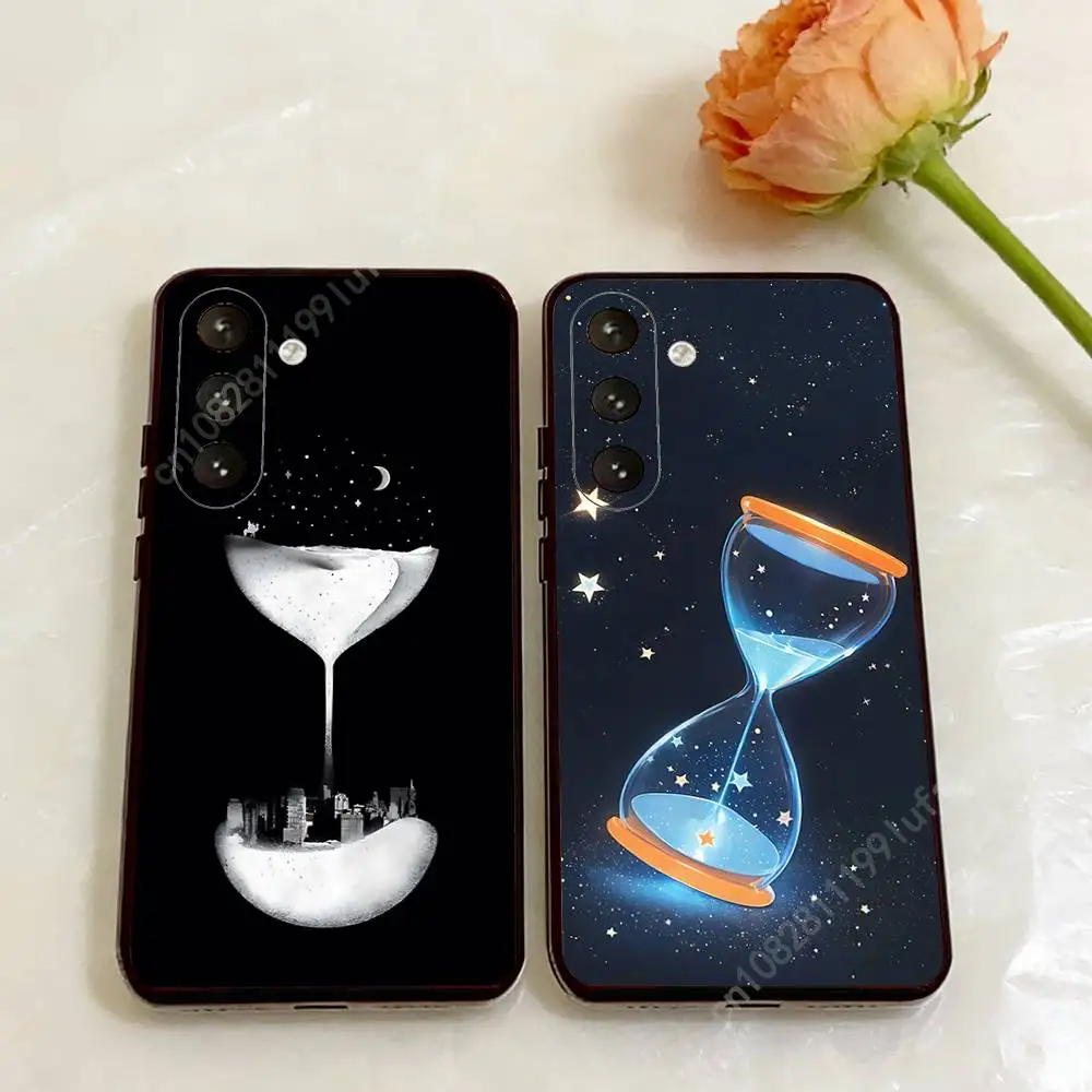 Hourglass Time Sand Phone Case for Samsung Galaxy A73 72 71 70 A53 52 41 40 A32 31 30 Note20 Note10 Note9
