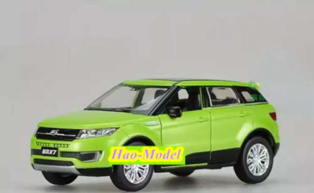 

1/32 для Landwind X7, литая под давлением модель автомобиля из сплава, детские игрушки, подарки на день рождения для мальчиков, коллекция украшений для хобби, зеленый цвет