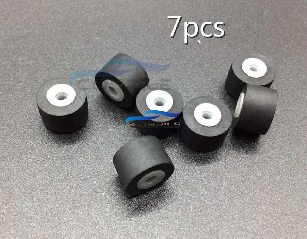 

7pcs 11mm*8*2 vintage stereo pinch roller for sony es cassette deck pinch roller audio press belt pulley audio tape recorder