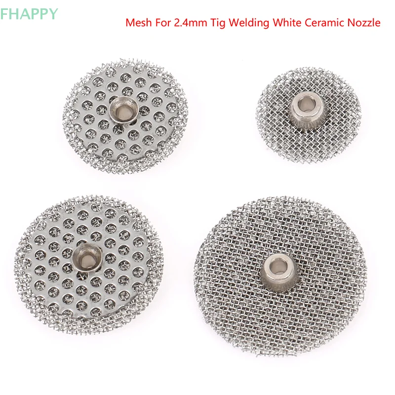 Çapı 2.4mm Tig Kaynağı Beyaz Seramik Nozul 10 için 1 Adet Örgü # 12 # 14 # 16 # 1,6 mm/2 mm/2,3 mm/2,7 mm Mesh