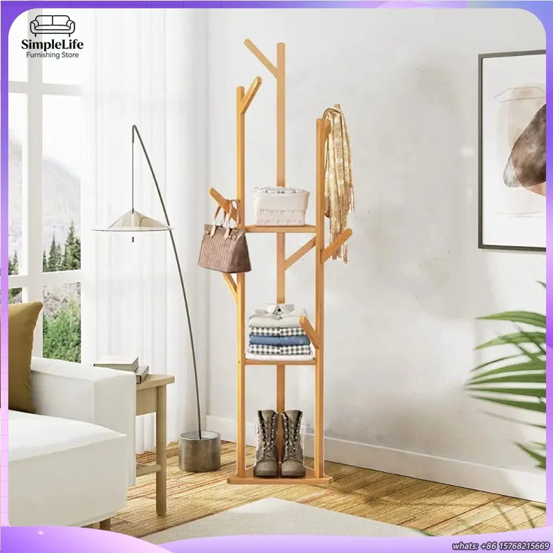 bamboo-corner-clothes-rack-stand-wardrobe-organizer-coat-hanger-with-hooks-shelves-storage-unit-for-bedroom-hallway-closet