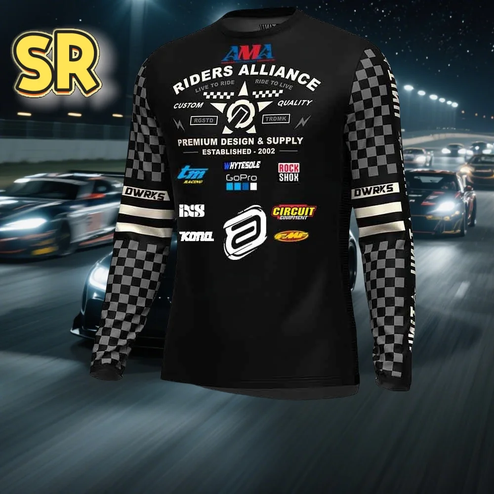 

SR 2025 3D Printed bmx Motocross jersey mx mtb enduro maillot ciclismo downhill Motorcycle Bike Jersey DH cycling bicycle jersey
