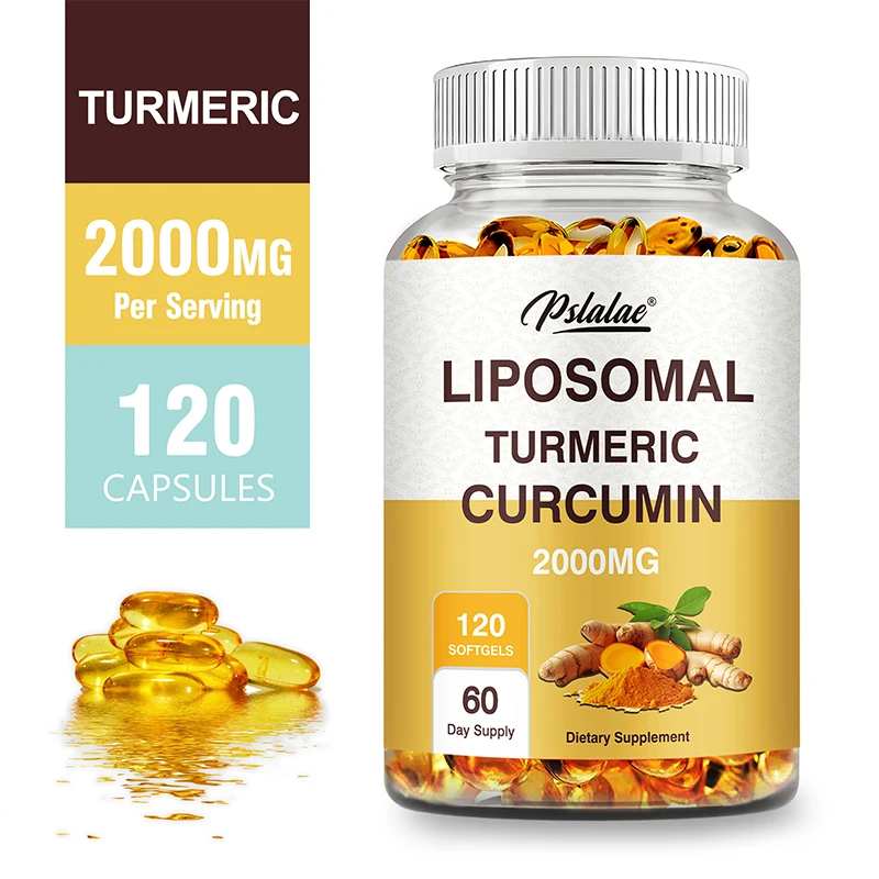 Liposomal Turmeric Curcumin - Improve Joint Comfort and Mobility, Promote Cardiovascular Health, and Stabilize Blood Circulation