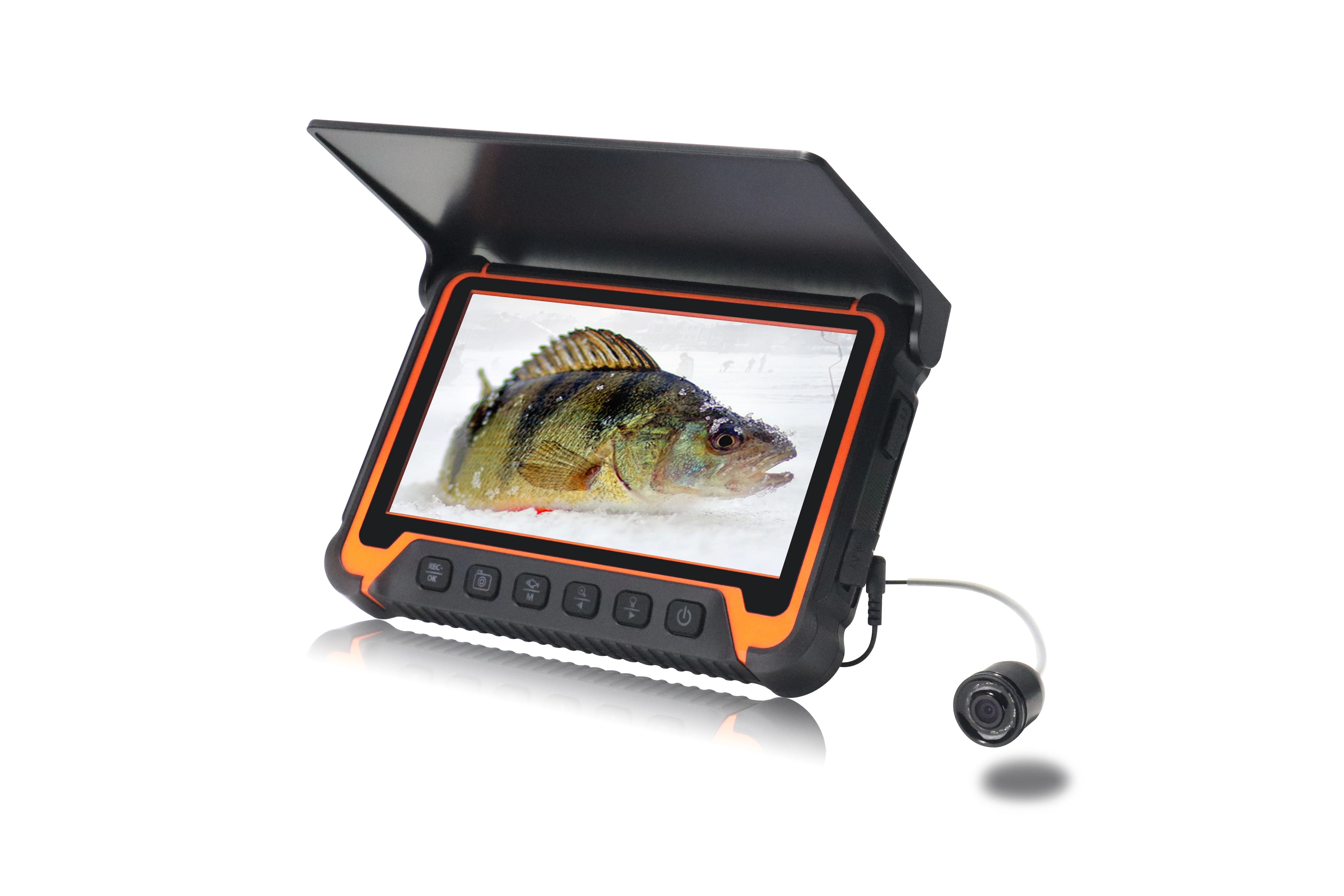 7inch IPS Screen 1000tvl Underwater 30M Fishing Camera DVR Ice-Fising Fish Finder CMOS Borescope Handheld Endoscope Microscope