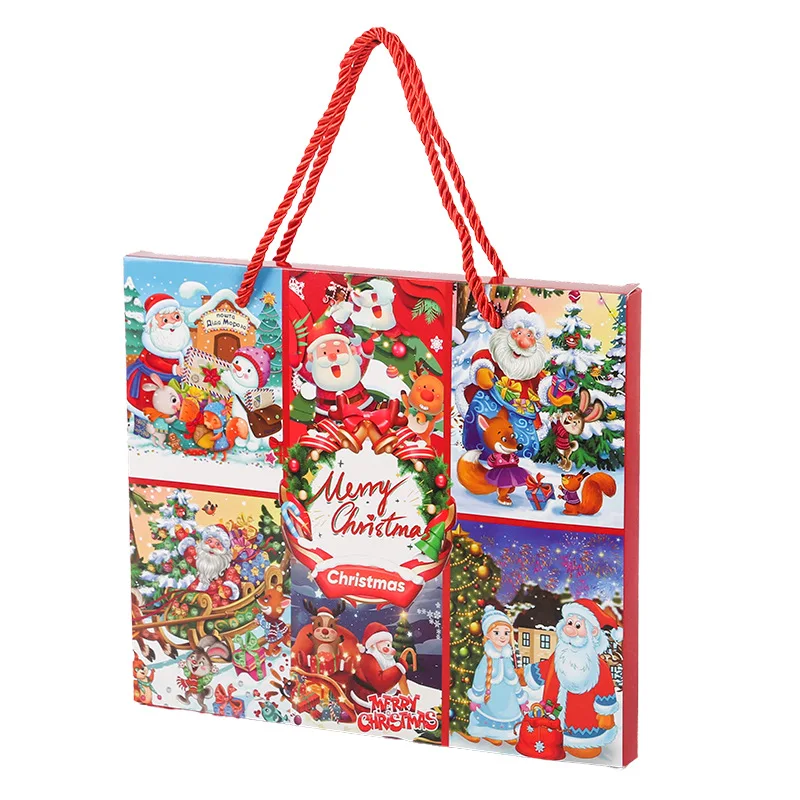 2024 Nuovi prodotti di Natale Fai da te Set di braccialetti per bambini Puzzle Scatola cieca per bambini Poke Poke Music Bead Toy Regalo di Natale