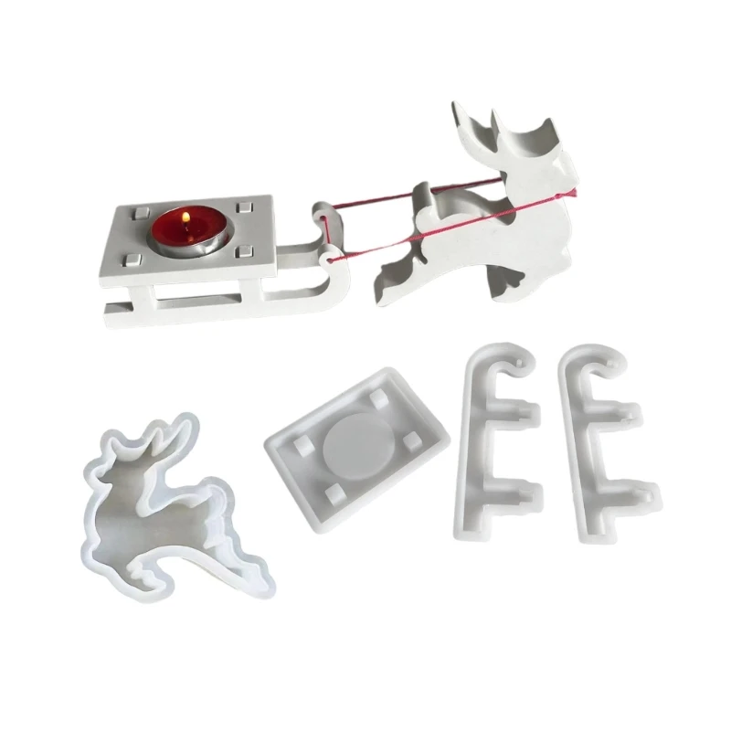 

Flexible Silicone Christmas Mould for Candle and Soap Crafting Home Decoration