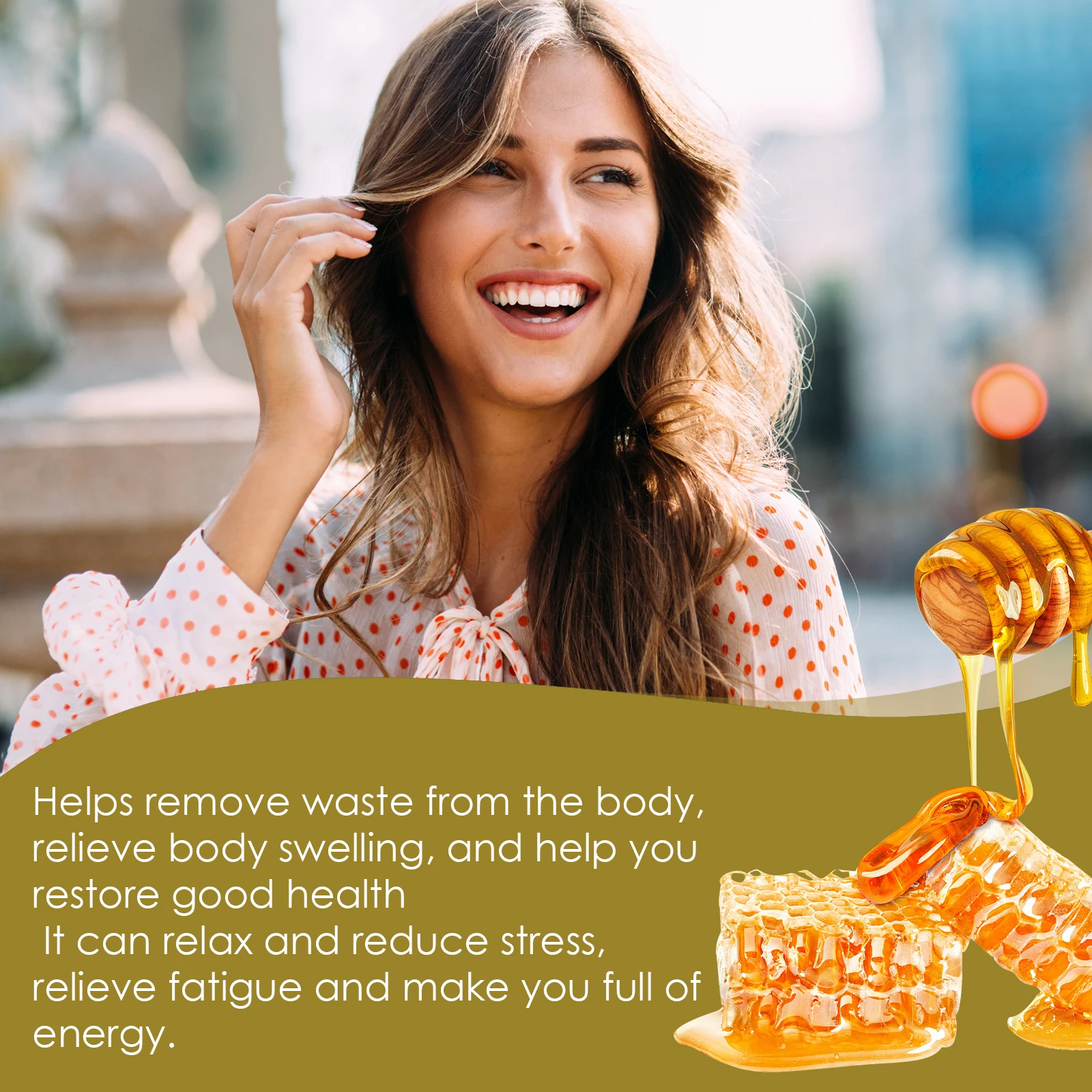 سم النحل نقع القدم الخرز السموم حرق الدهون تعزيز التمثيل الغذائي تقليل التورم تخفيف وجع تحسين النوم حمام القدم جل الخرز